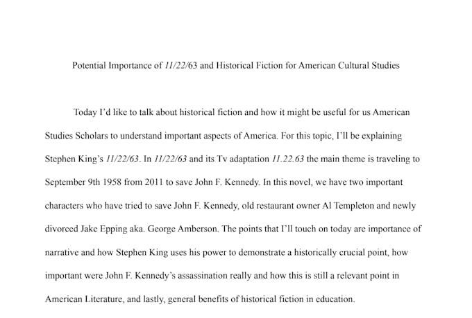 write articles and blogs about culture, literature and history